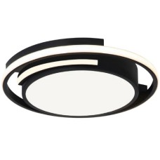 Πλαφονιέρα Φ40 LED 56W 230V 4200lm Μαύρη σε Θερμό Φως 42018